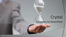  Presentation with timer - Amazing PPT theme having free - flock of birds backdrop and a black colored foreground.