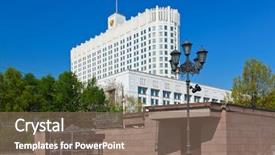  Presentation with michelle obama white house - Theme with house - center of russian government background and a violet colored foreground