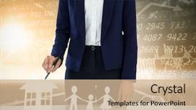  Presentation with house - Cool new PPT layouts with house against road and graph backdrop and a  colored foreground