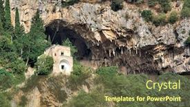  Presentation with cave - Amazing theme having house-and-cave-of-masaniello backdrop and a violet colored foreground