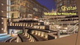  Presentation with house building - Slide deck consisting of house-building-and-city-construction background and a tawny brown colored foreground