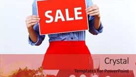  Presentation with cooking - Presentation theme with house clearance - young happy woman cooking fresh background and a  colored foreground