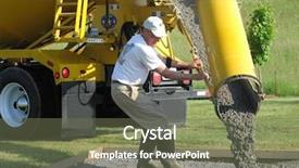  Presentation with house foundation - Colorful slide deck enhanced with house foundation - directing the flow of concrete backdrop and a tawny brown colored foreground