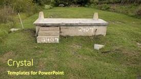  Presentation with house foundation - PPT layouts consisting of house-foundation-after-hurricane-katrina background and a tawny brown colored foreground