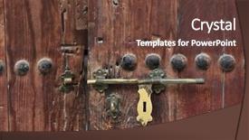  Presentation with wooden - Presentation having house in al muharraq bahrain background and a tawny brown colored foreground