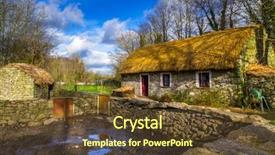  Presentation with old house - Beautiful presentation featuring house in co clare ireland backdrop and a tawny brown colored foreground