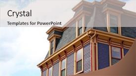  Presentation with nova scotia - Slide deck having house in lunenburg nova scotia background and a  colored foreground