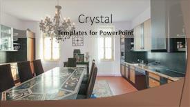  Presentation with dining - Beautiful slide set featuring house interiors furnished dining room backdrop and a light gray colored foreground