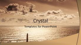  Presentation with cape town south africa - PPT layouts with house keeper - lighthouse over sunset beautiful seascape background and a coral colored foreground