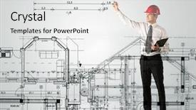  Presentation with family planning - PPT layouts consisting of house layout with measurements line background and a white colored foreground