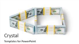  Presentation with michelle obama white house - Audience pleasing theme consisting of house made of money isolated backdrop and a white colored foreground