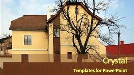  Presentation with sigmund freud - Slides consisting of house of the sigmund freud background and a tawny brown colored foreground