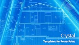  Presentation with behavioral plan - Cool new presentation theme with house plan blueprints roled up backdrop and a teal colored foreground