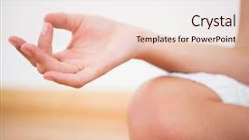  Presentation with floral lotus - Beautiful PPT layouts featuring house prayer - peaceful woman sitting in lotus backdrop and a lemonade colored foreground