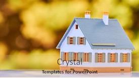  Presentation with real estate development - PPT layouts with house-property-investment-home-rental background and a yellow colored foreground