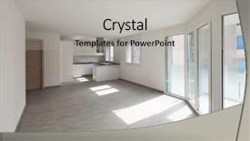  Presentation with empty space dance studio - Audience pleasing PPT layouts consisting of house room - empty modern apartment empty spaces backdrop and a light gray colored foreground