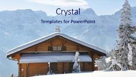  Presentation with alpine skiing - Presentation theme enhanced with halloween concept text on background celebration idea background and a ocean colored foreground