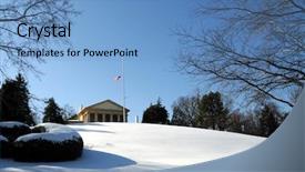  Presentation with virginia - Cool new presentation theme with house the robert e lee backdrop and a teal colored foreground