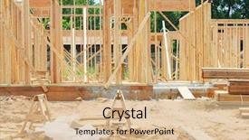  Presentation with under construction - Amazing presentation design having new design open kitchen with backdrop and a  colored foreground.