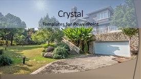  Presentation with neo classic villa almerico capra - Colorful presentation theme enhanced with fishing rod with a hook backdrop and a  colored foreground.