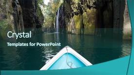  Presentation with navratri festival front page pdf - Audience pleasing PPT layouts consisting of houseboat - front of the yacht backdrop and a ocean colored foreground