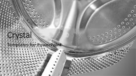  Presentation with china clothes washing machine - Slide set featuring  background and a  colored foreground.