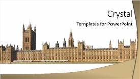  Presentation with westminster - Cool new presentation theme with houses of parliament aka westminster backdrop and a white colored foreground