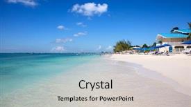  Presentation with luxury vintage house - Audience pleasing presentation design consisting of houses on the grand cayman backdrop and a lemonade colored foreground