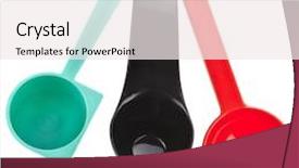  Presentation with plastic - Cool new slide set with houseware - collection of colorful plastic disposable backdrop and a sky blue colored foreground