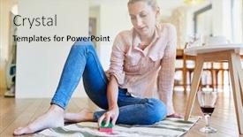  Presentation with red carpet - Cool new theme with housewife removes with home remedies the red wine stains from the living room carpet backdrop and a light gray colored foreground