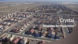  Presentation with albuquerque - Amazing presentation theme having housing development planning - suburban subdivision aerial in albuquerque backdrop and a gray colored foreground