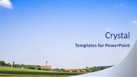  Presentation with bavaria - Colorful slides enhanced with housing forecast - image of a bright sun backdrop and a  colored foreground