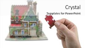  Presentation with housing - Beautiful slides featuring housing puzzle - missing link2 backdrop and a white colored foreground