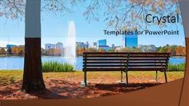  Presentation with houston - Cool new PPT layouts with houston hermann park conservancy mcgovern backdrop and a light blue colored foreground