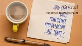  Presentation with overcome - Slide deck featuring how-can-i-build-confidence background and a lemonade colored foreground