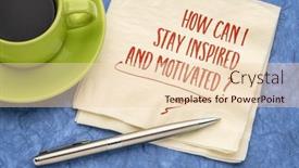  Presentation with inspirational - Presentation enhanced with how-can-i-stay-inspired background and a lemonade colored foreground