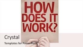  Presentation with work - Colorful presentation enhanced with case conceptualization - how does it work card backdrop and a lemonade colored foreground