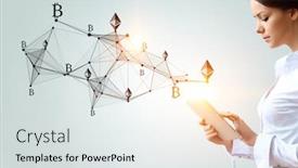  Presentation with crypto - Slide set featuring how-to-earn-using-crypto background and a sky blue colored foreground