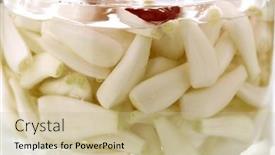  Presentation with bulb - PPT layouts enhanced with how-to-make-rakkyo-japanese background and a  colored foreground