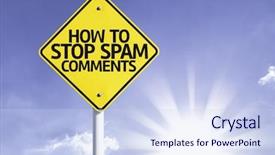  Presentation with spam - Audience pleasing presentation consisting of detailed and accurate illustration of cat stamps backdrop and a white colored foreground