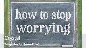  Presentation with stop the extinction - Audience pleasing PPT layouts consisting of how to stop worrying - white backdrop and a  colored foreground