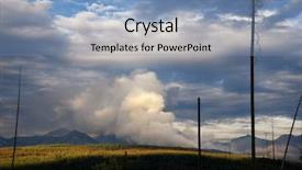  Presentation with fire - Amazing slides having howe ridge fire burns backdrop and a teal colored foreground