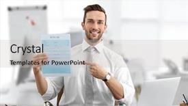  Presentation with resume - Amazing slide deck having hr information - hr manager proposing fill backdrop and a light gray colored foreground