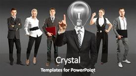  Presentation with idea - Cool new PPT layouts with hr managment - idea concept lamp head backdrop and a dark gray colored foreground