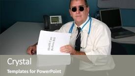  Presentation with health care reform - Cool new PPT theme with hr practice - health care reform bill backdrop and a gray colored foreground