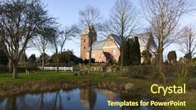  Presentation with island - Beautiful theme featuring hr the so-called frisian backdrop and a  colored foreground