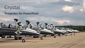  Presentation with jet - Presentation theme enhanced with hradec-kralove-czech-republic-september background and a light gray colored foreground