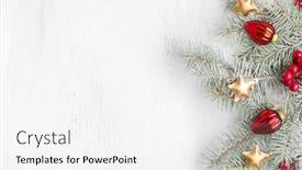  Presentation with white snow - Presentation design with hristmas-background-with-empty-space background and a sky blue colored foreground