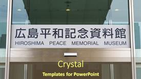  Presentation with hiroshima - Audience pleasing PPT theme consisting of hroshima-japan-may-25-2017 backdrop and a  colored foreground