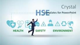  Presentation with hse - Presentation theme enhanced with hse-concept-for-health-safety background and a sky blue colored foreground